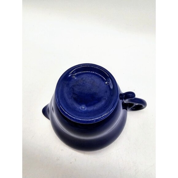 Vintage Gladding Mcbean Pottery Cobalt Blue Creamer  Vintage Gladding Mcbean Pottery Cobalt Blue Creamer Franciscan